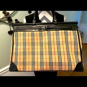 Vintage Burberry Luggage Tote